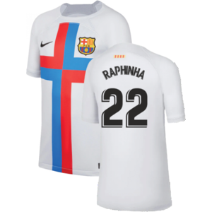 Nike Raphinha 2022-2023 Grey Kids Football Shirt - Football Shirt Nike Raphinha 2022-2023 Grey Kids Football Shirt - Football Shirt
