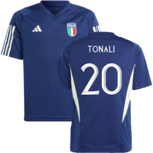 adidas (LB) 2023-2024 Italy Training Jersey (Dark Blue) - Kids (TONALI 20) adidas (LB) 2023-2024 Italy Training Jersey (Dark Blue) - Kids (TONALI 20)
