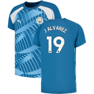 Puma (MB) 2023-2024 Man City Pre-Match Jersey (Lake Blue) - Kids (J ALVAREZ 19) Puma (MB) 2023-2024 Man City Pre-Match Jersey (Lake Blue) - Kids (J ALVAREZ 19)
