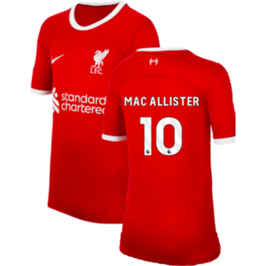 Nike (SB) 2023-2024 Liverpool Home Shirt (Kids) (Mac Allister 10) Nike (SB) 2023-2024 Liverpool Home Shirt (Kids) (Mac Allister 10)