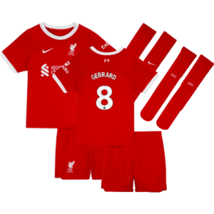 Nike (XLB) 2023-2024 Liverpool Home Little Boys Mini Kit (Gerrard 8) Nike (XLB) 2023-2024 Liverpool Home Little Boys Mini Kit (Gerrard 8)