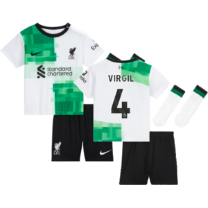 Nike (XSB) 2023-2024 Liverpool Away Little Boys Mini Kit (Virgil 4) Nike (XSB) 2023-2024 Liverpool Away Little Boys Mini Kit (Virgil 4)