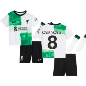 Nike (XSB) 2023-2024 Liverpool Away Little Boys Mini Kit (Szoboszlai 8) Nike (XSB) 2023-2024 Liverpool Away Little Boys Mini Kit (Szoboszlai 8)