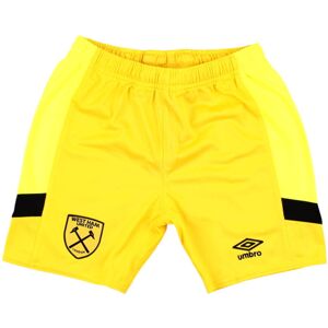 Umbro (XLB) 2023-2024 West Ham Goalkeeper Change Shorts (Yellow) - Kids Umbro (XLB) 2023-2024 West Ham Goalkeeper Change Shorts (Yellow) - Kids