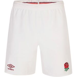 Umbro (XLB) 2023-2024 England Rugby Home Shorts (White) - Kids Umbro (XLB) 2023-2024 England Rugby Home Shorts (White) - Kids