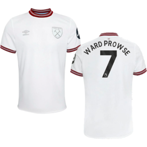 Umbro (LB) 2023-2024 West Ham United Away Shirt (Kids) (Ward Prowse 7) Umbro (LB) 2023-2024 West Ham United Away Shirt (Kids) (Ward Prowse 7)