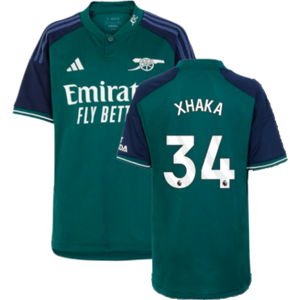 adidas (LB) 2023-2024 Arsenal Third Shirt (Kids) (Xhaka 34) adidas (LB) 2023-2024 Arsenal Third Shirt (Kids) (Xhaka 34)
