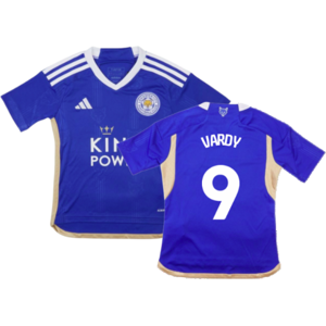 adidas (XLB) 2023-2024 Leicester City Home Shirt (Kids) (Vardy 9) adidas (XLB) 2023-2024 Leicester City Home Shirt (Kids) (Vardy 9)