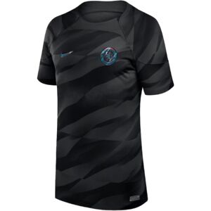 Nike (MB) 2023-2024 Chelsea Home Goalkeeper Shirt (Black) - KIds Nike (MB) 2023-2024 Chelsea Home Goalkeeper Shirt (Black) - KIds