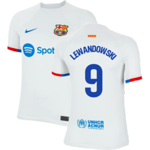 Nike (SB) 2023-2024 Barcelona Away Shirt (Kids) (Lewandowski 9) Nike (SB) 2023-2024 Barcelona Away Shirt (Kids) (Lewandowski 9)