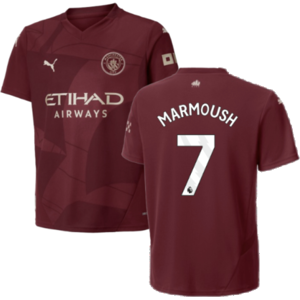Puma (LB) 2024-2025 Man City Third Shirt (Kids) (Marmoush 7) Puma (LB) 2024-2025 Man City Third Shirt (Kids) (Marmoush 7)
