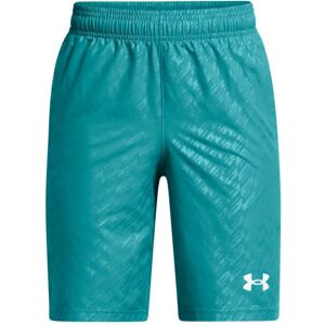 (11-12 Years, Blue) Under Armour Childrens/Kids Woven Embossed Shorts (11-12 Years, Blue) Under Armour Childrens/Kids Woven Embossed Shorts