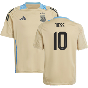 adidas (XLB) 2024-2025 Argentina Training Jersey (Hazy Beige) - Kids (MESSI 10) adidas (XLB) 2024-2025 Argentina Training Jersey (Hazy Beige) - Kids (MESSI 10)