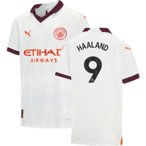 Puma (SB) 2023-2024 Man City Away Shirt (Kids) (HAALAND 9) Puma (SB) 2023-2024 Man City Away Shirt (Kids) (HAALAND 9)