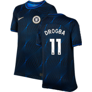 Nike (XSB) 2023-2024 Chelsea Away Shirt (Kids) (DROGBA 11) Nike (XSB) 2023-2024 Chelsea Away Shirt (Kids) (DROGBA 11)