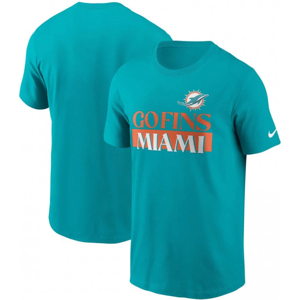 (10-12 Years) Miami Dolphins NFL T-Shirt Kid's Nike Go Fins Top - New (10-12 Years) Miami Dolphins NFL T-Shirt Kid's Nike Go Fins Top - New