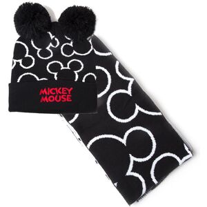 Disney Mickey Mouse Silhouette Beanie & Scarf Gift Set Disney Mickey Mouse Silhouette Beanie & Scarf Gift Set