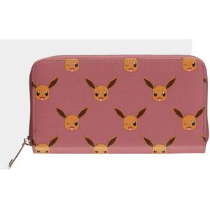 Pokémon Pokemon Purse Eevee Face All Over Print Logo new Official Pink Zip Around Pokémon Pokemon Purse Eevee Face All Over Print Logo new Official Pink Zip Around