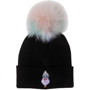 Little Mermaid Beanie Bobble Hat Ursula Face new Official Disney Black Little Mermaid Beanie Bobble Hat Ursula Face new Official Disney Black