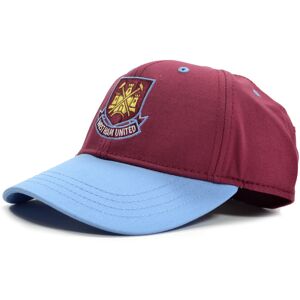 United West Ham Classic Crest Contrast Baseball Cap Claret Sky Blue United West Ham Classic Crest Contrast Baseball Cap Claret Sky Blue