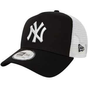 New Era NY Yankees Clean Trucker Cap - Black / White