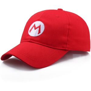 Unbranded (Red) Super Mario Adult Baseball Cap Red Green Hats Unbranded (Red) Super Mario Adult Baseball Cap Red Green Hats
