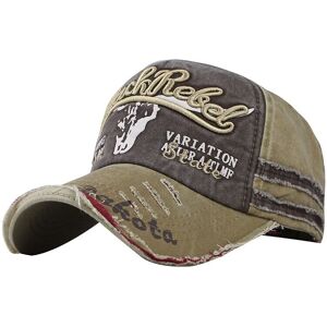 Unbranded (DarkGreen) Unisex Baseball Cap Denim Distressed Trucker Hat Unbranded (DarkGreen) Unisex Baseball Cap Denim Distressed Trucker Hat