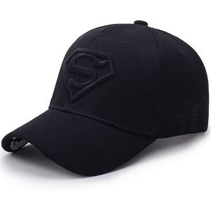 Unbranded (Black) Superman Cap Snapback Hat Baseball Unisex Caps Unbranded (Black) Superman Cap Snapback Hat Baseball Unisex Caps