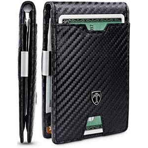 TRAVANDO Wallet Mens with Money Clip RFID Blocking Slim - Credit Card Holder - M TRAVANDO Wallet Mens with Money Clip RFID Blocking Slim - Credit Card Holder - M