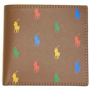 Polo Ralph Lauren Men's Multi Color Pony Soft Leather Card & Notes Wallet Tan Polo Ralph Lauren Men's Multi Color Pony Soft Leather Card & Notes Wallet Tan