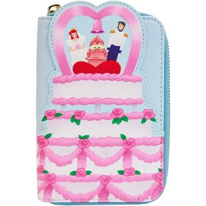 Loungefly Disney Purse Little Mermaid Wedding Cake new Official Blue Zip Around Loungefly Disney Purse Little Mermaid Wedding Cake new Official Blue Zip Around