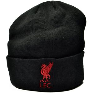 Liverpool FC Liverpool Bronx Liverbird Knitted Turn Up Hat - Black & Red Official Licensed Liverpool FC Liverpool Bronx Liverbird Knitted Turn Up Hat - Black & Red Official Licensed