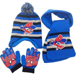 Unbranded (C) 3-8 Years Kids Spiderman Winter Beanie Hat Pompom Knitted Hat Scarf Gloves S Unbranded (C) 3-8 Years Kids Spiderman Winter Beanie Hat Pompom Knitted Hat Scarf Gloves S