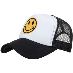 Unbranded Smiley Face Trucker Hat Summer Adjustable Mesh Baseball Cap Unbranded Smiley Face Trucker Hat Summer Adjustable Mesh Baseball Cap
