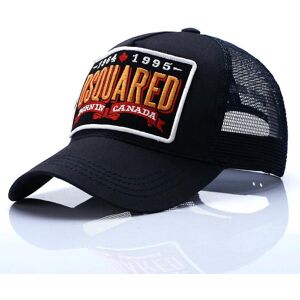 Unbranded Men's Mesh Baseball Cap Dome Hat Embroidery Letters Dsquared Black Unbranded Men's Mesh Baseball Cap Dome Hat Embroidery Letters Dsquared Black