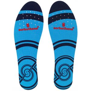 (5 UK-6 UK, Red/Blue) Sorbothane Full Strike Insoles (5 UK-6 UK, Red/Blue) Sorbothane Full Strike Insoles