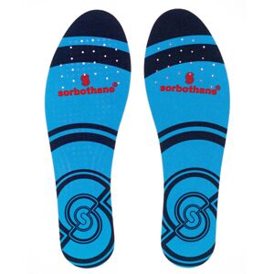 (5 UK-6.5 UK, Blue/Red/Black) Sorbothane Full Strike Insoles (5 UK-6.5 UK, Blue/Red/Black) Sorbothane Full Strike Insoles