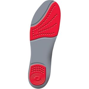 (5 UK-6 UK, Grey/Red) Sorbothane Double Strike Insoles (5 UK-6 UK, Grey/Red) Sorbothane Double Strike Insoles