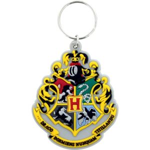 Harry Potter Hogwarts Crest Rubber Keyring Harry Potter Hogwarts Crest Rubber Keyring