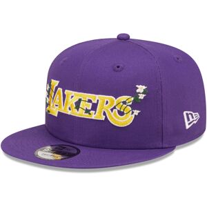(S/M, Purple) New Era LA Lakers Flower Wordmark 9FIFTY Snapback Cap Hat - Purple (S/M, Purple) New Era LA Lakers Flower Wordmark 9FIFTY Snapback Cap Hat - Purple