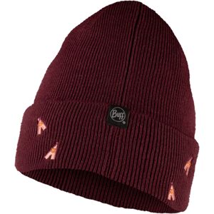 (One Size, Maroon) Buff Kids Knitted Warm Winter Beanie Hat (One Size, Maroon) Buff Kids Knitted Warm Winter Beanie Hat