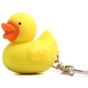 Unbranded Keyring / Keychain Duck With Joint And Quack Sound Yellow One Size Unbranded Keyring / Keychain Duck With Joint And Quack Sound Yellow One Size
