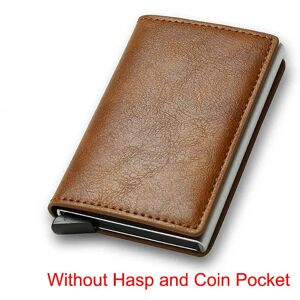 Unbranded (Brown) Carbon Fiber Slim Aluminum Men Wallet ID Credit Card Holder Mini RFID Wa Unbranded (Brown) Carbon Fiber Slim Aluminum Men Wallet ID Credit Card Holder Mini RFID Wa