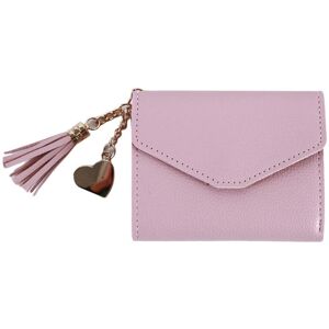 nobrand (Pink) Short Tassel Wallet Women Purse Female Mini Wallets New 2024 Students Lov nobrand (Pink) Short Tassel Wallet Women Purse Female Mini Wallets New 2024 Students Lov