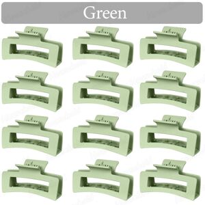Unbranded (Green, 24Pcs) 6-60Pcs Korean Women Girls Plastic Hair Claws 8.5cm Hairclip Crab Unbranded (Green, 24Pcs) 6-60Pcs Korean Women Girls Plastic Hair Claws 8.5cm Hairclip Crab