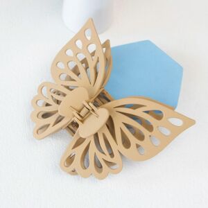 Unbranded (Tan) 1PC Fashion Butterfly Hair Claws 5.3inch Large Hair Clips Claws Women Girl Unbranded (Tan) 1PC Fashion Butterfly Hair Claws 5.3inch Large Hair Clips Claws Women Girl