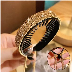 Unbranded (Gold) Elegant Luxury Rhinestone Tassel Ponytail Hair Claws Womens Fashion Hair Unbranded (Gold) Elegant Luxury Rhinestone Tassel Ponytail Hair Claws Womens Fashion Hair