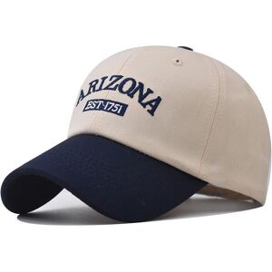 Unbranded (Navy) Hat Arizona Letter Cotton Embroidered Baseball Hat Sun Shaded Cap Unbranded (Navy) Hat Arizona Letter Cotton Embroidered Baseball Hat Sun Shaded Cap