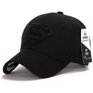 Unbranded (Black and Black) Superman Men Boys Snapback Baseball Cap Adjustable Sports Truc Unbranded (Black and Black) Superman Men Boys Snapback Baseball Cap Adjustable Sports Truc