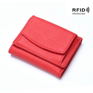Unbranded ((Dahong) Full -layer cowhide inside and outside) Small Wallet Female Leather Ja Unbranded ((Dahong) Full -layer cowhide inside and outside) Small Wallet Female Leather Ja